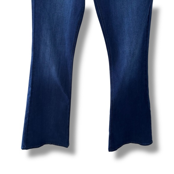 NWT KanCan Celestine Dark Wash Mid Rise Flare Jeans Boho Hippie Y2K Sz 31 Long - Picture 4 of 11